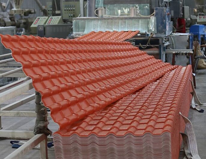 High-quality UPVC roofing sheets installed on an industrial building by Innovative Roof Tech, showcasing durable, waterproof, and heat-resistant roofing solutions.