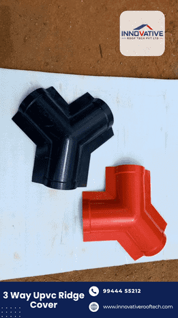 UPVC 3-way ridge cover