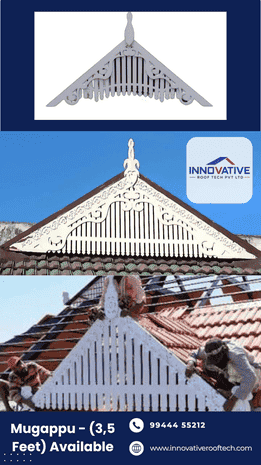 UPVC Mugappu 3.5 feet roofing accessory