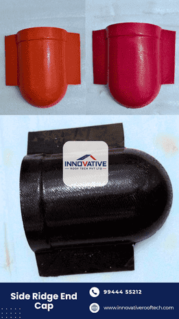 UPVC side ridge end cap