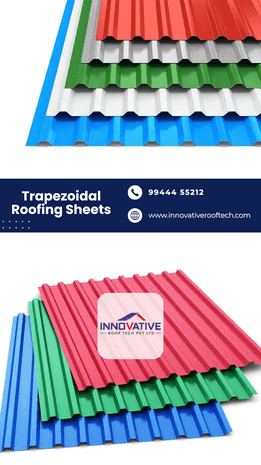UPVC trapezoidal roofing sheets