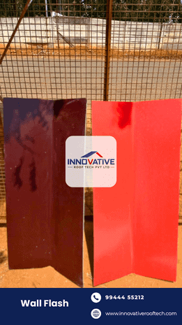 UPVC wall flash roofing accessory